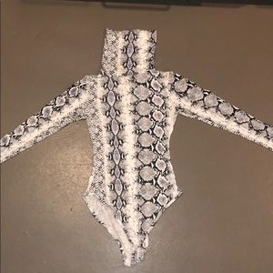 Snake Long Sleeve Body Suit PLT